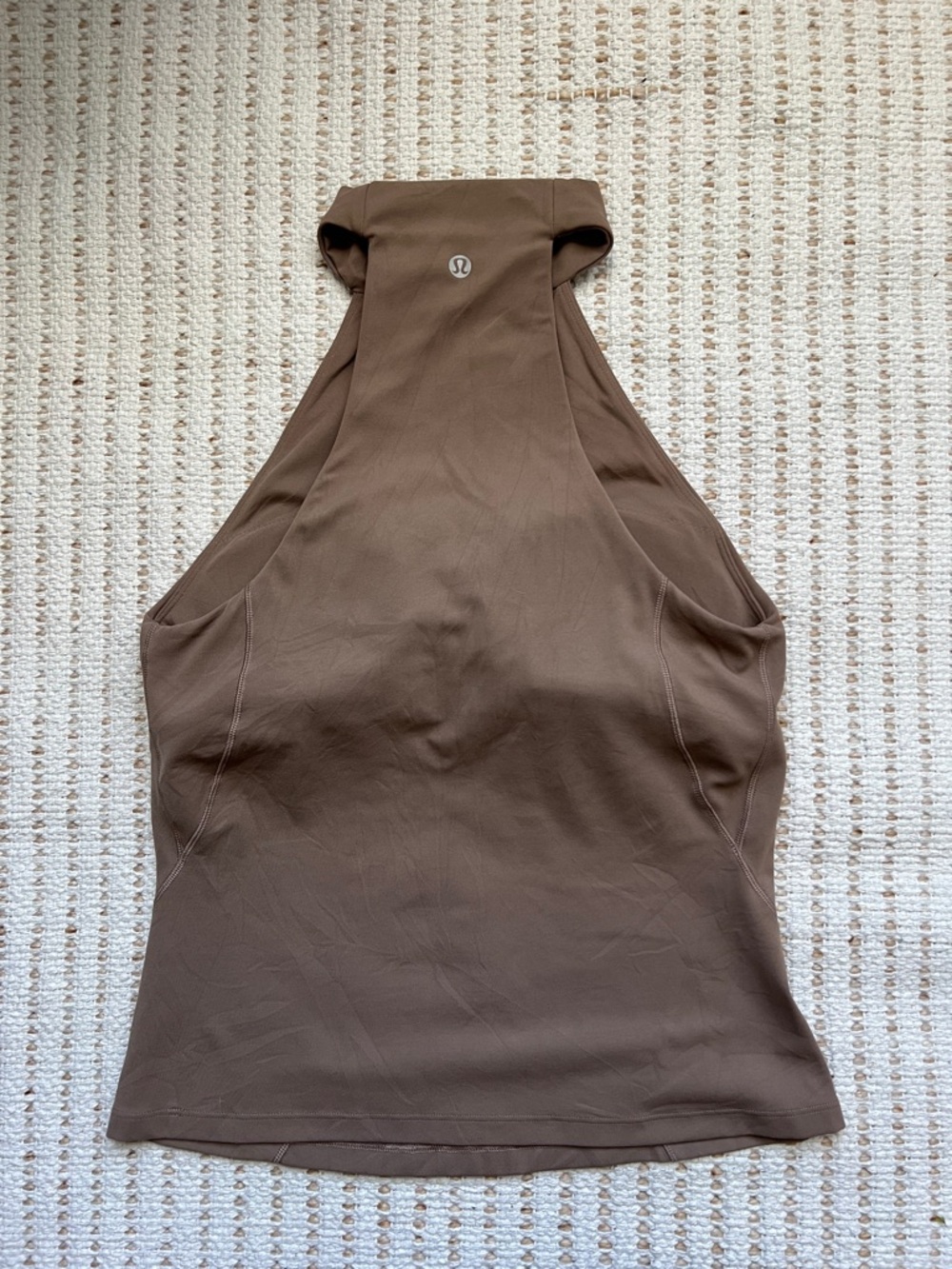Lululemon Align High-Neck Halter Tank Top *A/B Cup Taupetastic Size 8 - Picture 2 of 7